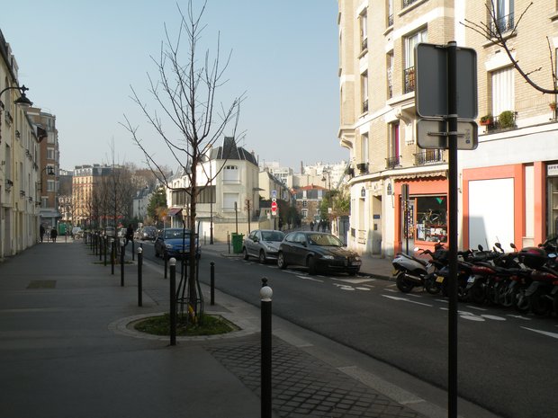  carrefour des rues Leray et Dieulafoy